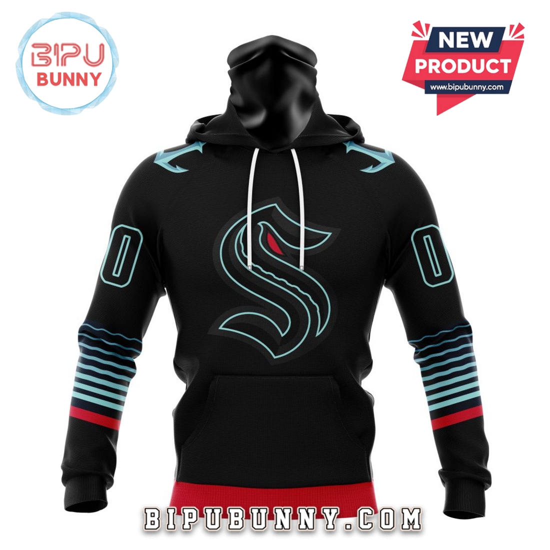 NHL Seattle Kraken Alternate Design Hoodie NHL Seattle Kraken Alternate Design Hoodie