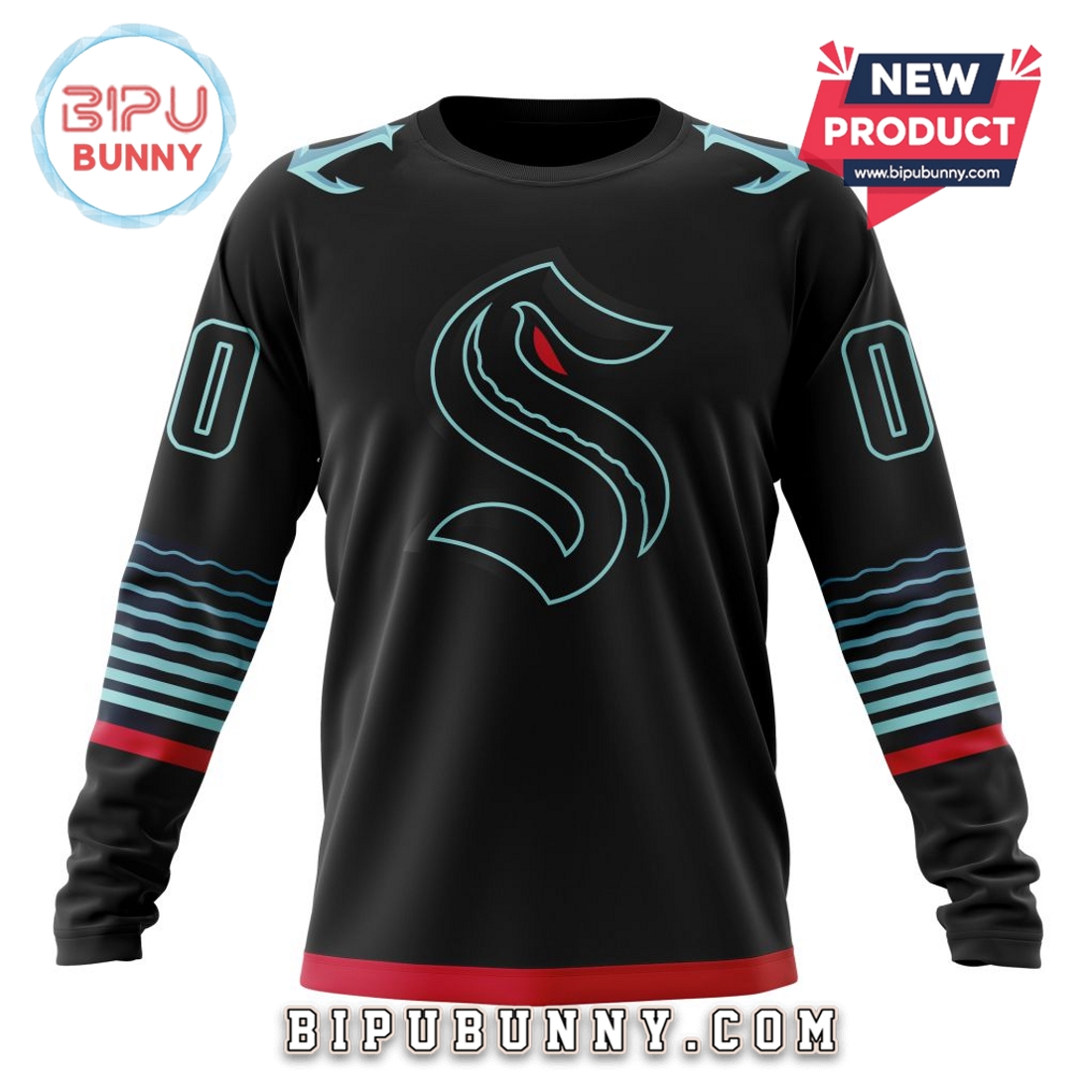 NHL Seattle Kraken Alternate Design Hoodie NHL Seattle Kraken Alternate Design Hoodie