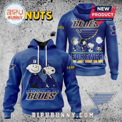 NHL St. Louis Blues Peanuts 75th Anniversary Hoodie