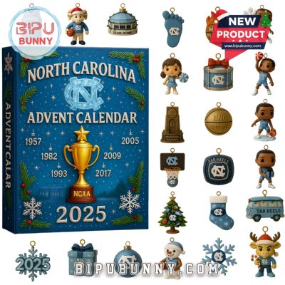 North Carolina Tar Heels Advent Calendar 2025