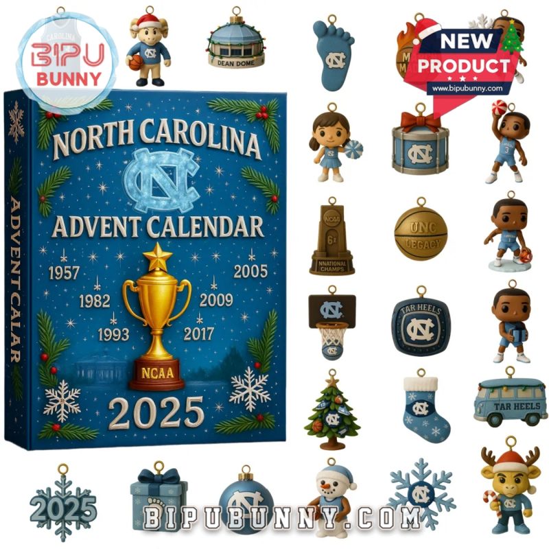 North Carolina Tar Heels Advent Calendar 2025
