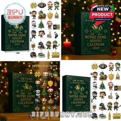 Notre Dame Fighting Irish 138th Anniversary Advent Calendar