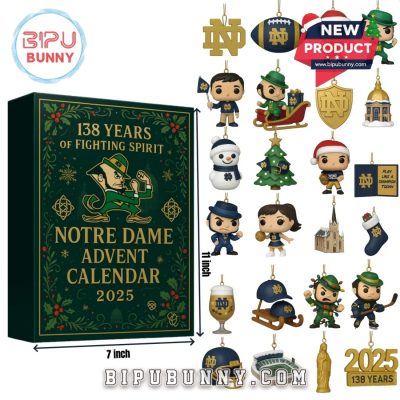 Notre Dame Fighting Irish 138th Anniversary Advent Calendar
