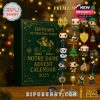 Close-up of the Notre Dame Advent Calendar box in a festive Christmas setting!