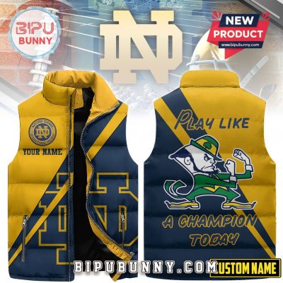 Notre Dame Fighting Irish Custom Puffer Jacket 2025 Notre Dame Fighting Irish Custom Puffer Jacket 2025