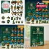 Oakland Athletics Advent Calendar with 24 figures and festive details celebrating the team’s 125th anniversary.