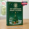 Oakland Athletics 125th Anniversary Advent Calendar featuring collectible A’s player figures and special holiday decorations.