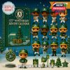 Limited edition Oakland Athletics Advent Calendar with figures, team memorabilia, and holiday-themed items.