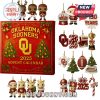Oklahoma Sooners Advent Calendar 2025 with themed ornaments and characters.