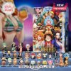 One Piece Advent Calendar 2025 with collectible figurines displayed alongside.