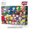 Peanuts Christmas advent calendar featuring Snoopy, Charlie Brown, and other characters.