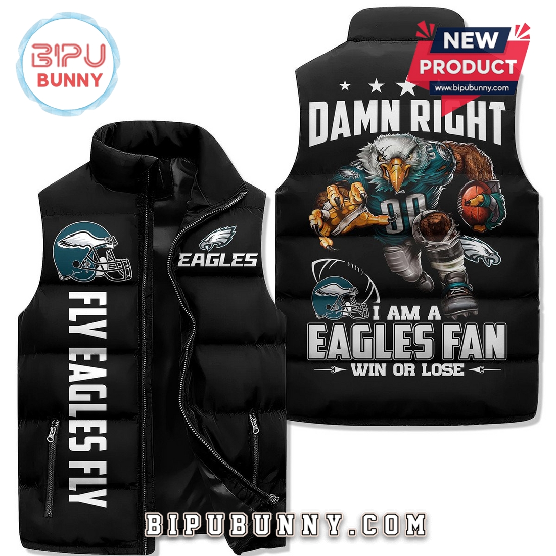 Philadelphia Eagles Custom Puffer Jacket 2025 Philadelphia Eagles Custom Puffer Jacket 2025