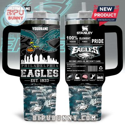 Philadelphia Eagles Custom Stanley Tumbler 40oz