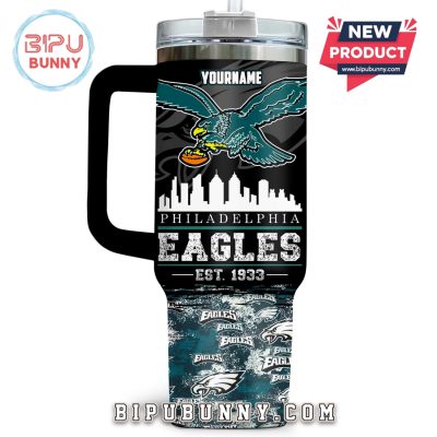 Philadelphia Eagles Custom Stanley Tumbler 40oz