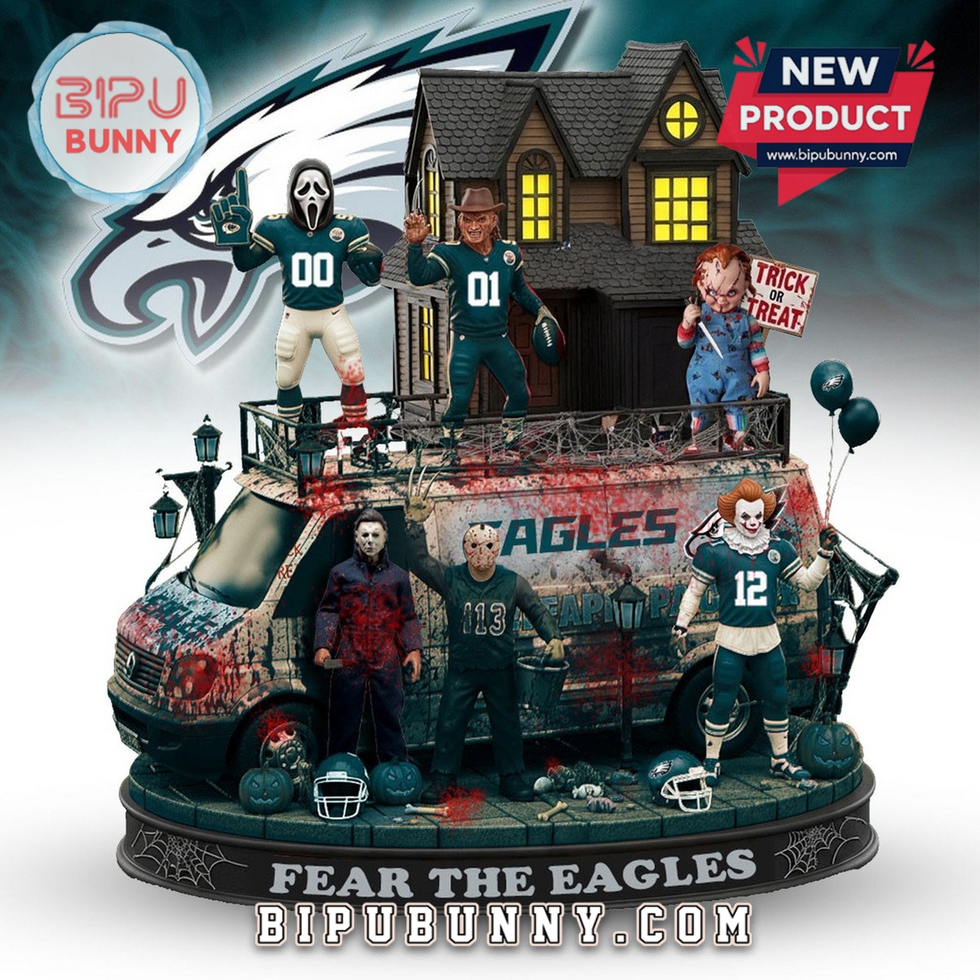 Philadelphia Eagles Halloween Collectible Figures Philadelphia Eagles Halloween Collectible Figures