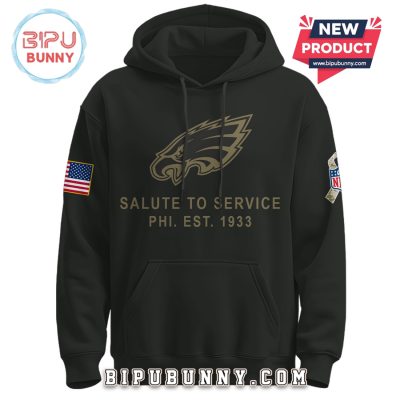 Philadelphia Eagles Nike 2025 Salute to Service Pullover Hoodie