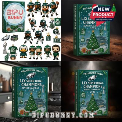 Philadelphia Eagles Super Bowl LIX Champions Advent Calendar