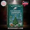 Philadelphia Eagles Super Bowl advent calendar under spotlight with holiday theme!