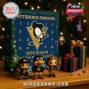 Pittsburgh Penguins Advent Calendar Style 2 box with three mini-figures displayed!