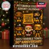 Pittsburgh Steelers 2025 Advent Calendar with Terrible Towel-themed collectible figures.