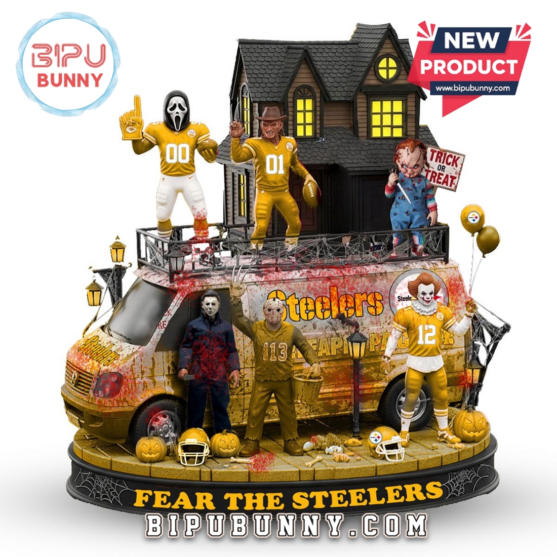 Pittsburgh Steelers Halloween Collectible Figures Pittsburgh Steelers Halloween Collectible Figures