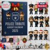 Police Tribute Advent Calendar 2025 with all included mini police figures and ornaments displayed.