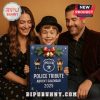 Family with child holding Police Tribute Advent Calendar 2025 box.