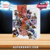 NFL Advent Calendar with numbered doors and collectible football figures behind each one, with artwork of NFL players in action.
