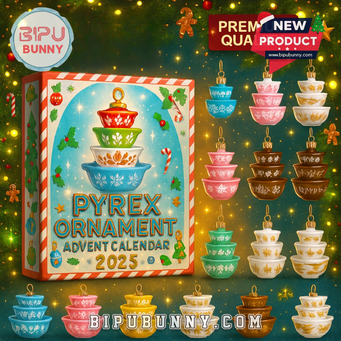 Pyrex Ornament Advent Calendar 2025 Pyrex Ornament Advent Calendar 2025