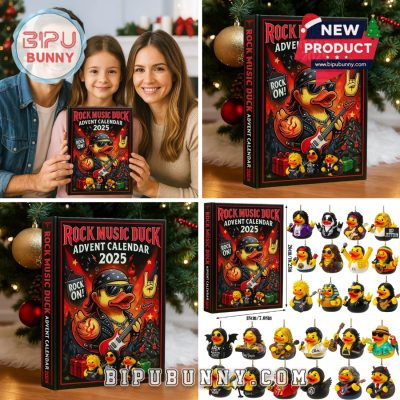 Rock Rubber Duck Advent Calendar 2025