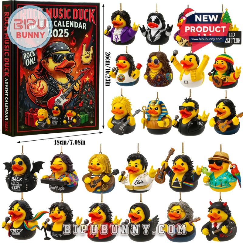 Rock Rubber Duck Advent Calendar 2025