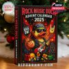 Close-up of the Rock Music Duck Advent Calendar 2025 box with rock and roll themed artwork!