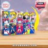 Sailor Moon Advent Calendar with figures of Sailor Senshi characters and colorful artwork.