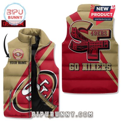 San Francisco 49ers Custom Puffer Jacket 2025