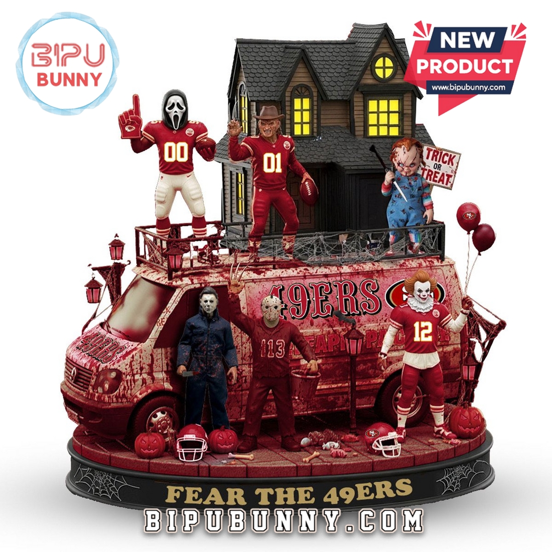 San Francisco 49ers Halloween Collectible Figures San Francisco 49ers Halloween Collectible Figures