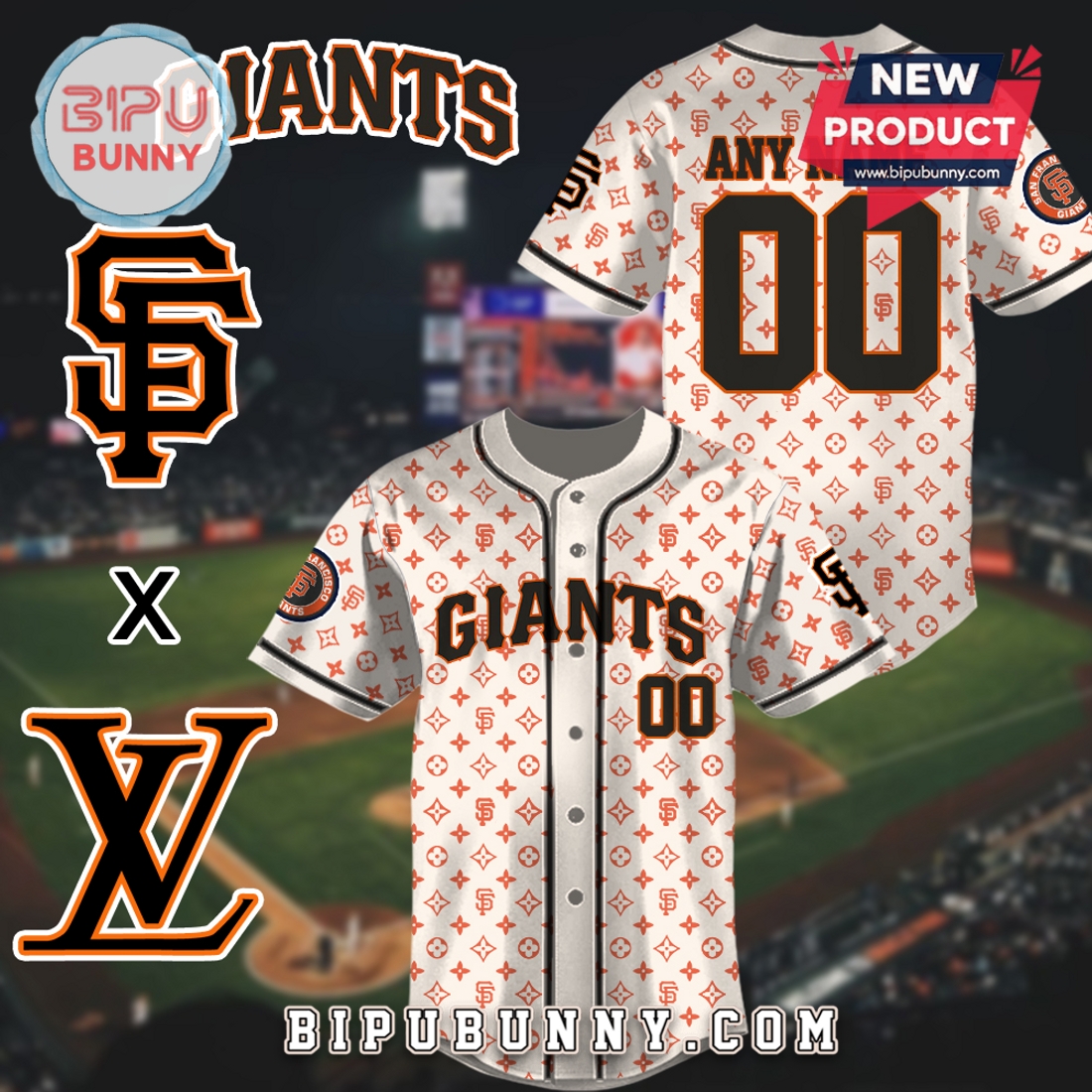 San Francisco Giants Luxury Brand Baseball Jersey San Francisco Giants Luxury Brand Baseball Jersey