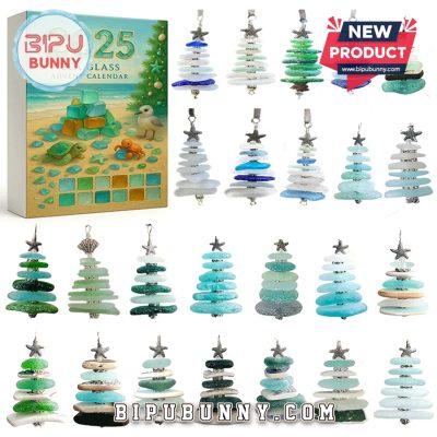 Sea Glass Christmas Tree Advent Calendar 2025