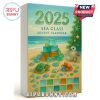 2025 Sea glass advent calendar with turtle and bird designs, showcasing colorful sea glass pieces.