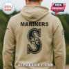 Back view of Pho Kit Mariners hoodie with Mariners logo and text!