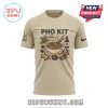 Front view of beige Pho Kit t-shirt with pho illustration and text!