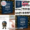 Collage of the Seattle Seahawks 50th Anniversary Advent Calendar box its contents and an ornament detail!