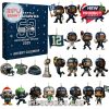 Seattle Seahawks 50th Anniversary Advent Calendar box and its 24 Funko Pop style miniature ornaments!