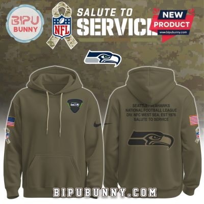 Seattle Seahawks NFL Salute to Service Hoodie 2025