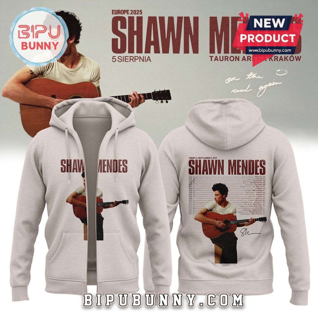 Shawn Mendes On The Road Again Hoodie Shawn Mendes On The Road Again Hoodie