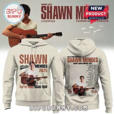Shawn Mendes On The Road Again Pullover Hoodie