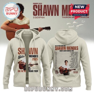 Shawn Mendes On The Road Again Pullover Hoodie