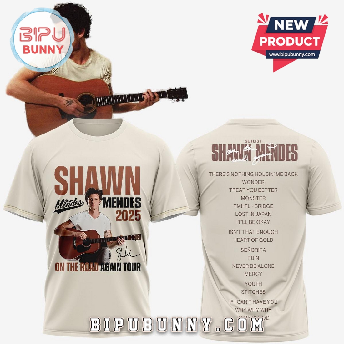 Shawn Mendes x On The Road Again Shirt 2025 Shawn Mendes x On The Road Again Shirt 2025
