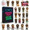 Siempre Papi Never Santa Advent Calendar with 24 stylized musician character ornaments!
