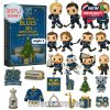 St Louis Blues 58th Anniversary Advent Calendar Style 1 and 24 hockey player and team ornaments!
