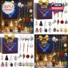 Star Wars 2025 advent calendar showing box and 24 included ornaments featuring characters, ships, lightsabers, and holiday decor.